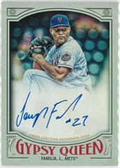 Jeurys Familia [Green] #GQA-JFA Baseball Cards 2016 Topps Gypsy Queen Autographs Prices