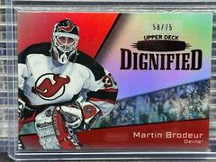 Martin Brodeur [Red] Hockey Cards 2022 Upper Deck Stature Dignified Prices
