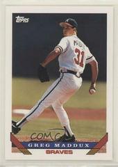 Greg Maddux Baseball Cards 1993 Topps Traded Prices