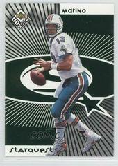 Dan Marino [Green] #13 Football Cards 1998 Upper Deck UD Choice Starquest Prices