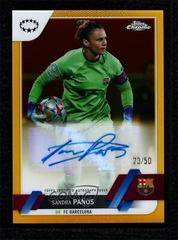 Sandra Panos [Gold] #A-PA Soccer Cards 2022 Topps Chrome UEFA Women's Champions League Autographs Prices