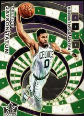 Jayson Tatum #3 Basketball Cards 2022 Panini Court Kings Paint by Number Prices