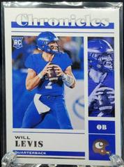 Will Levis [Blue] #3 Football Cards 2023 Panini Chronicles Draft Picks Black Prices