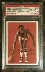Pabs Robertson #13 Basketball Cards 1971 Fleer Cocoa Puffs Harlem Globetrotters Prices