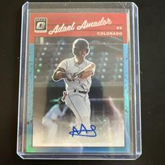 Adael Amador [Carolina Blue] #1990-AA Baseball Cards 2023 Panini Donruss Optic Retro 1990 Signatures Prices