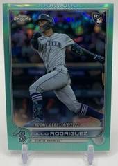 Julio Rodriguez [Aqua] #USC150 Baseball Cards 2022 Topps Chrome Update Prices