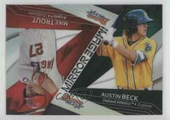 Austin Beck,  Mike Trout Baseball Cards 2017 Bowman's Best Mirror Image Prices