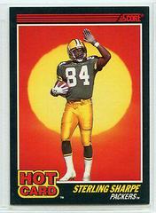 Sterling Sharpe #10 Football Cards 1990 Panini Score Hot Card Prices