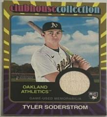 Tyler Soderstrom [Gold] #CCR-TS Baseball Cards 2024 Topps Heritage Clubhouse Collection Relic Prices