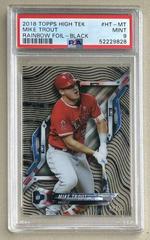 Mike Trout [Rainbow Foil Black] #HT-MT Baseball Cards 2018 Topps High Tek Prices