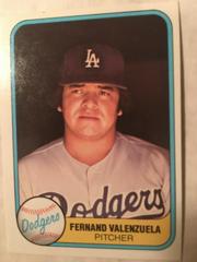 F. Valenzuela Baseball Cards 1981 Fleer Prices