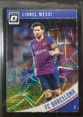 Lionel Messi [Optic Black Velocity] Soccer Cards 2018 Panini Donruss Prices