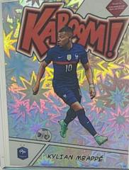 Kylian Mbappe Soccer Cards 2021 Panini Donruss Road to Qatar Kaboom Prices