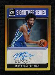 Marvin Bagley III [Gold] #MB3 Basketball Cards 2018 Panini Donruss Optic Signature Series Prices