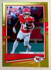 Tyreek Hill [Gold Press Proof] #2 Football Cards 2020 Panini Donruss Prices