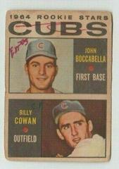 Cubs Rookies [J. Boccabella, B. Cowan] Baseball Cards 1964 Venezuela Topps Prices