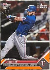 Jonah Heim [Orange] Baseball Cards 2023 Topps Now Prices