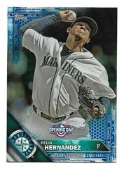 Felix Hernandez [Blue Foil] #OD-10 Baseball Cards 2016 Topps Opening Day Prices
