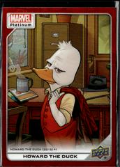 Howard the Duck [Red Rainbow] #115 Marvel 2023 Upper Deck Platinum Prices