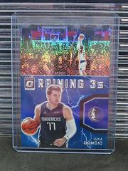 Luka Doncic [Blue] Basketball Cards 2021 Panini Donruss Optic Raining 3s Prices