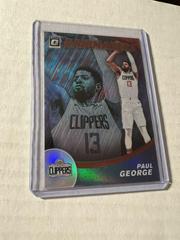 Paul George [Red] #10 Basketball Cards 2019 Panini Donruss Optic Rainmakers Prices