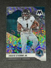 Travis Etienne Jr. [No Huddle Silver] Football Cards 2021 Panini Mosaic Rookie Variations Prices