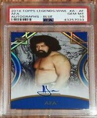 Afa Wrestling Cards 2018 Topps Legends of WWE Autographs Prices