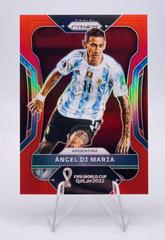 Angel Di Maria [Red] Soccer Cards 2022 Panini Prizm World Cup Prices