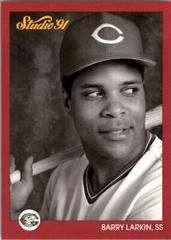 Barry Larkin #167 Baseball Cards 1991 Studio Prices