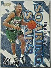 Ray Allen #2 Basketball Cards 1997 Fleer Soaring Stars Prices