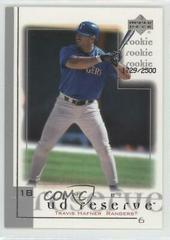 Travis Hafner Baseball Cards 2001 Upper Deck Reserve Prices