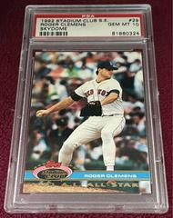 Roger Clemens #29 Baseball Cards 1992 Stadium Club S.E. Skydome Prices
