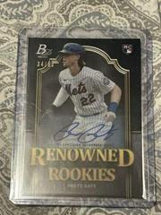 Brett Baty [Autograph] #RR-5 Baseball Cards 2023 Bowman Platinum Renowned Rookies Prices