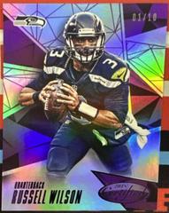 Russell Wilson [Mirror Purple] #1 Football Cards 2015 Panini Certified Prices