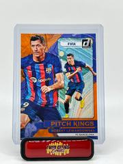 Robert Lewandowski [Orange] Soccer Cards 2022 Panini Donruss Pitch Kings Prices