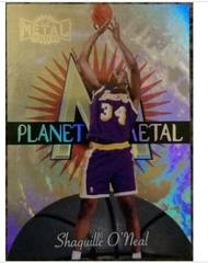 Shaquille O'Neal #4 Basketball Cards 1997 Metal Universe Planet Metal Prices