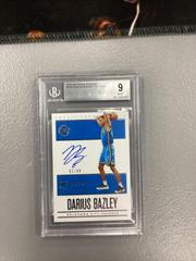 Darius Bazley [Autograph] Basketball Cards 2019 Panini Encased Prices