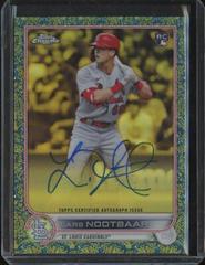 Lars Nootbaar [Blue] Baseball Cards 2022 Topps Gilded Collection Chrome Gold Etch Autographs Prices