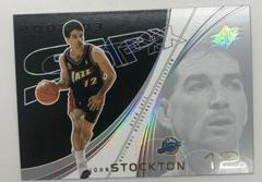 John Stockton #86 Basketball Cards 2002 Spx Prices
