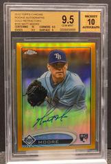 Matt Moore [Gold Refractor Autograph] #160 Baseball Cards 2012 Topps Chrome Prices