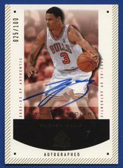 Tyson Chandler Autographed-Limited #11 Basketball Cards 2002 SP Authentic Prices