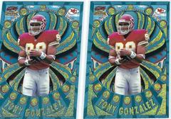 Tony Gonzalez [Platinum Blue] #67 Football Cards 1997 Pacific Revolution Prices