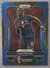 Paul Pogba [Blue Mojo] Soccer Cards 2022 Panini Prizm World Cup Prices