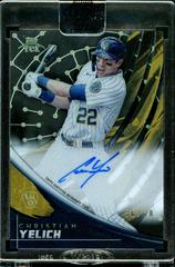 Christian Yelich #TEK-CY Baseball Cards 2022 Topps Clearly Authentic Tek Autographs Prices