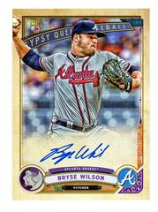 Bryse Wilson [Logo Swap] #GQA-BW Baseball Cards 2019 Topps Gypsy Queen Autographs Prices