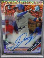 Diego Cartaya [Speckle Refractor] #PA-DCA Baseball Cards 2019 Bowman Prospect Autographs Prices