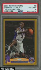 Stephon Marbury [Gold Refractor] #6 Basketball Cards 2003 Topps Chrome Prices