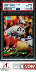 Troy Aikman [First Day Issue] Football Cards 1993 Stadium Club Prices