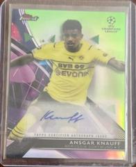 Ansgar Knauff [Green Wave] Soccer Cards 2021 Topps Finest UEFA Champions League Autographs Prices