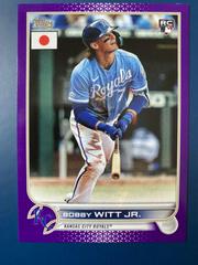 Bobby Witt Jr. [Purple] #130 Baseball Cards 2022 Topps Japan Edition Prices